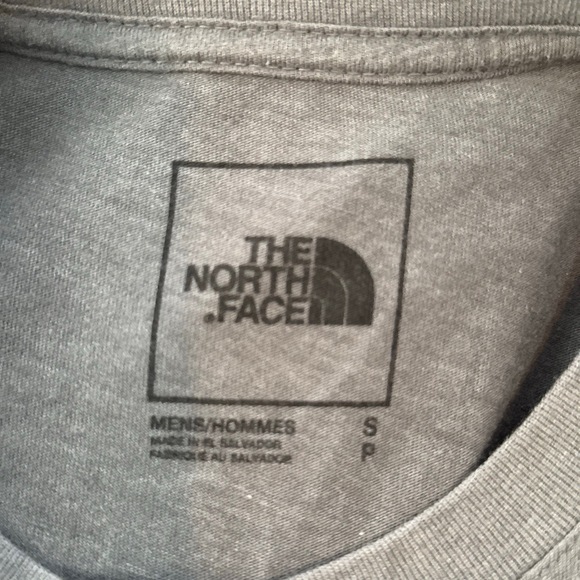 2021 The North Face Half Dome Gray w White Logo‎ Tee Mens Size Small READ - Picture 4 of 7